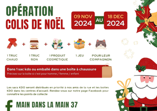 Pictos opération Colis de Noël 2024