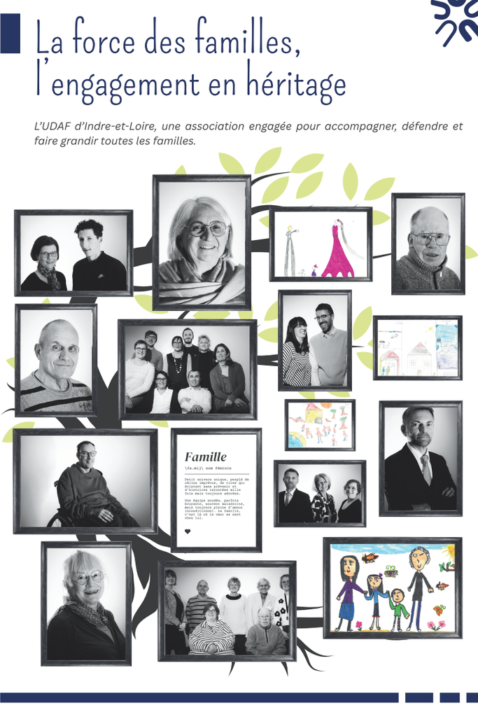 Exposition "80 ans au service des familles"